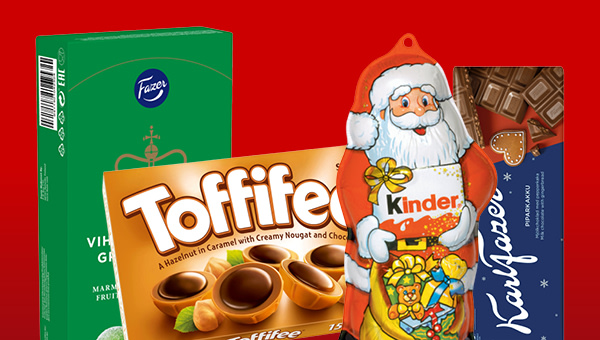 Joulukarkit ja joulusuklaat