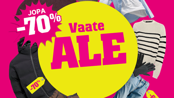 Vaate ALE jopa -70%