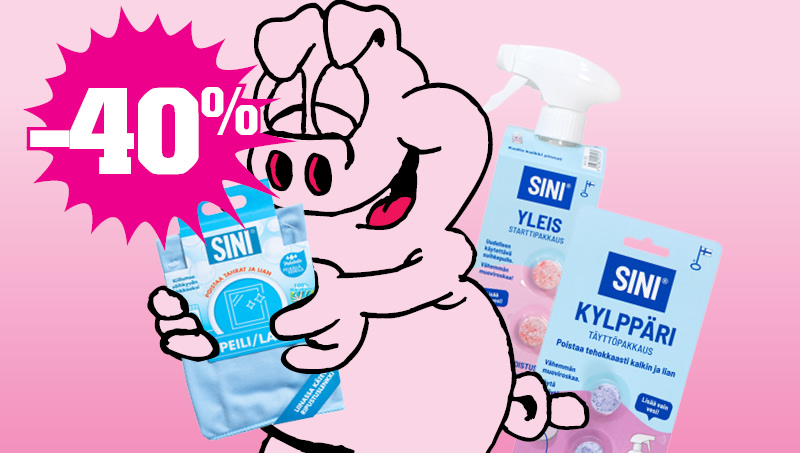 Sini-tuotteet -40%
