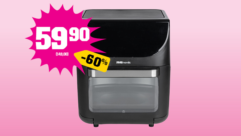 RMB Nordic 12 l 1800 W airfryer monitoimiuuni