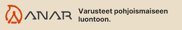 Varusteet pohjoismaiseen luontoon. Anar