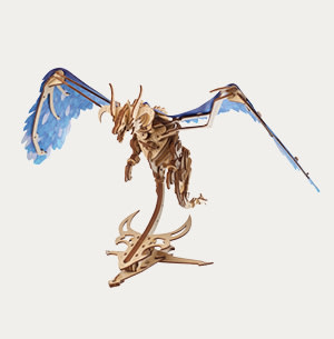 UGears Windstorm Dragon lohikäärme pienoismalli