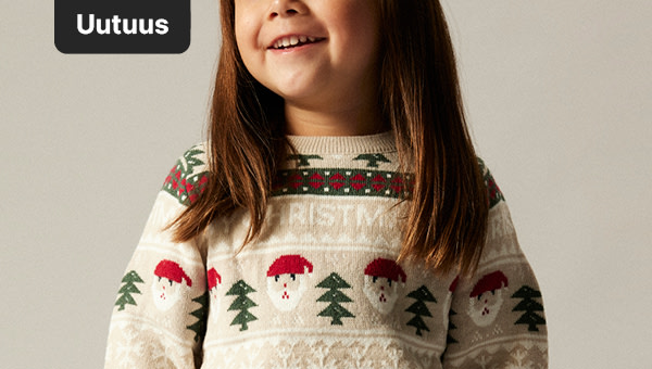 Lasten uudet jouluiset vaatteet